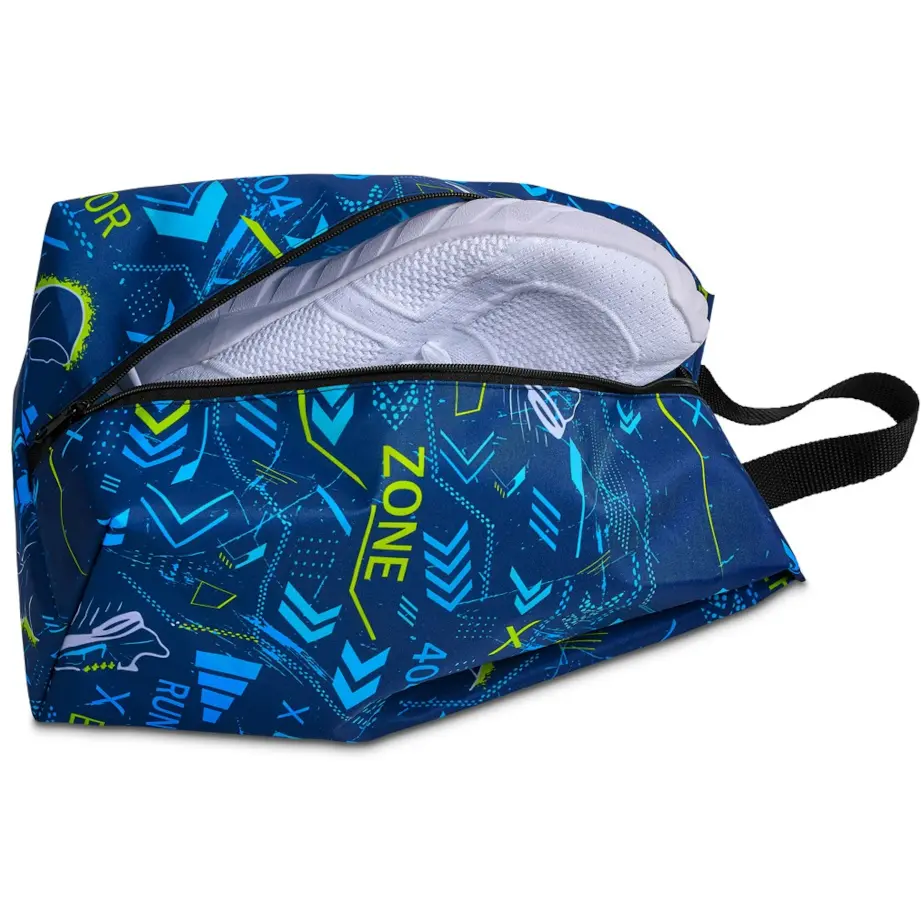 Hoppla Spikes Polyester Shoe Bag Branded Open