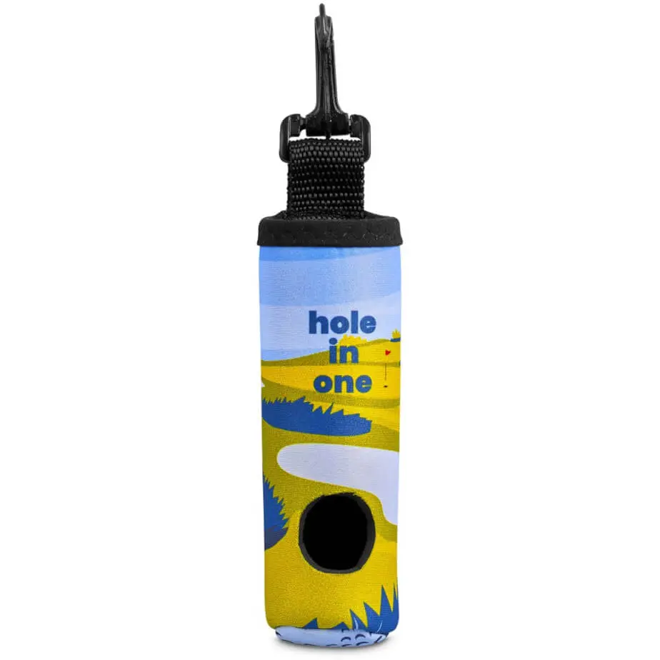 Hoppla Albatross Neoprene Golf Ball Pouch Display Front