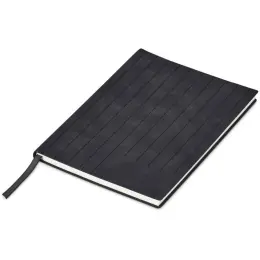 Altitude Pinstripe A5 Soft Cover Notebook Black
