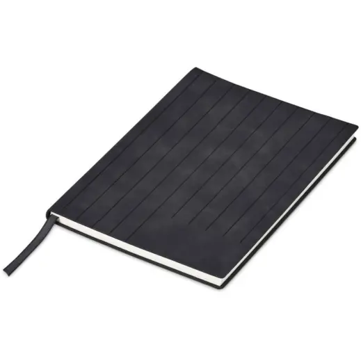 Altitude Pinstripe A5 Soft Cover Notebook Black