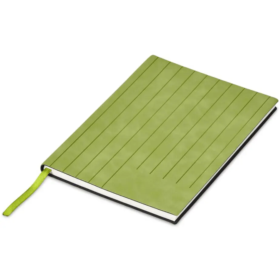 Altitude Pinstripe A5 Soft Cover Notebook Lime