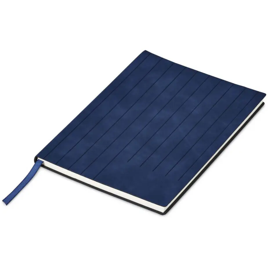 Altitude Pinstripe A5 Soft Cover Notebook Navy