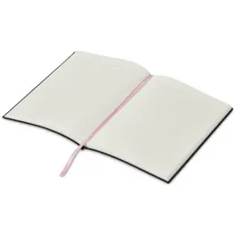 Altitude Pinstripe A5 Soft Cover Notebook Pink Open
