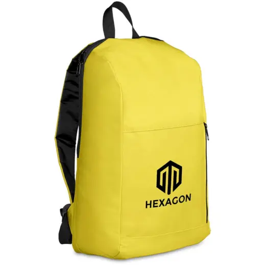 Altitude Essential Backpack Yellow Branded