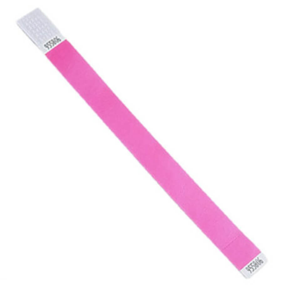 Tyvek Wristband Neon Pink