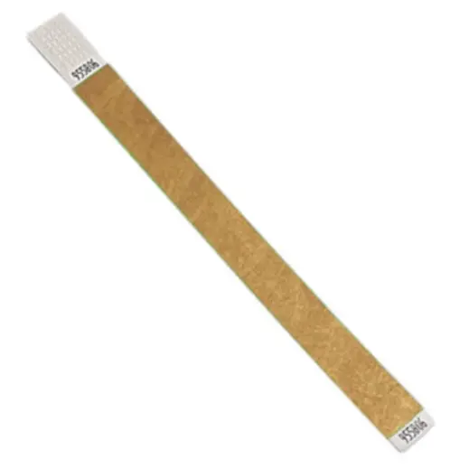Tyvek Wristband Gold