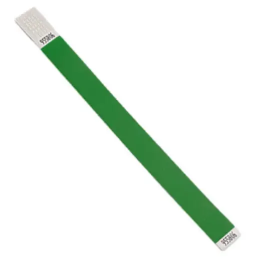 Tyvek Wristband Green