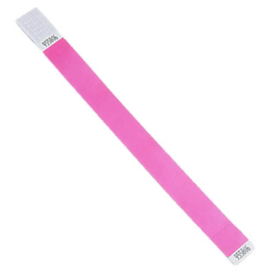 Tyvek Wristband Neon Pink