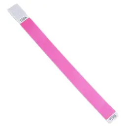 Tyvek Wristband Neon Pink