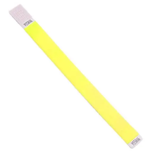 Tyvek Wristband Neon Yellow