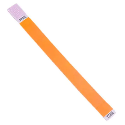 Tyvek Wristband Orange