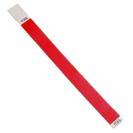 Tyvek Wristband Red