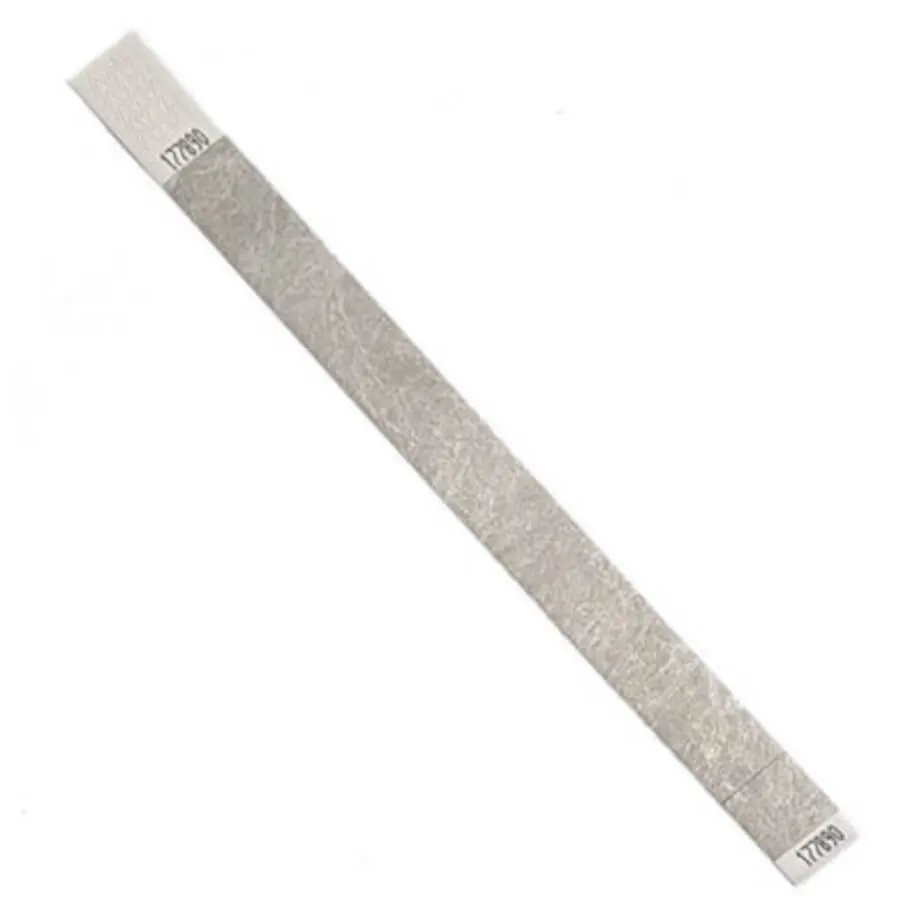 Tyvek Wristband Silver