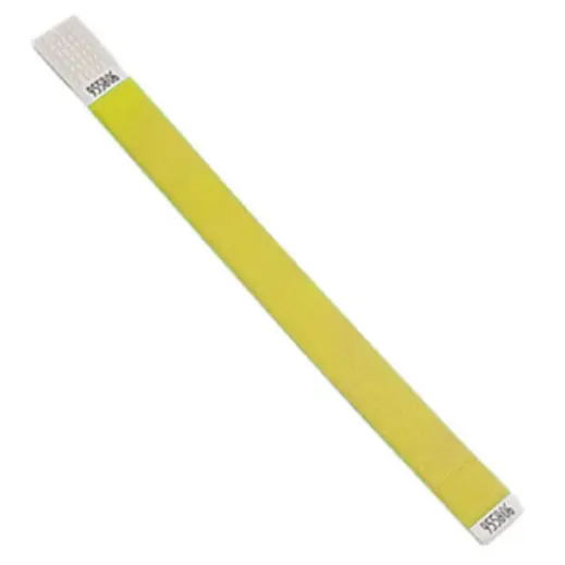 Tyvek Wristband Yellow
