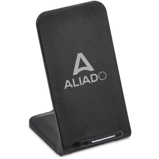 Swiss Cougar Krakow Wireless Charging Phone Stand Branded Angle