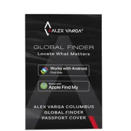 Alex Varga Columbus Global Finder Passport Cover Info Card