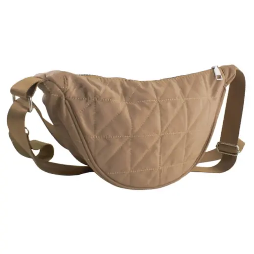Sahara Quilted Sling Bag Tan
