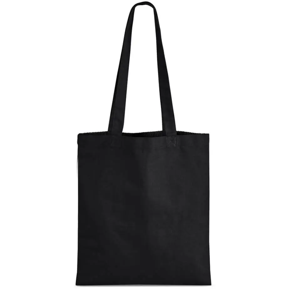 Serendipio Milestone Corduroy & Cotton Shopper Black
