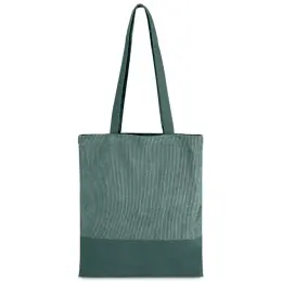 Serendipio Milestone Corduroy & Cotton Shopper Dark Green