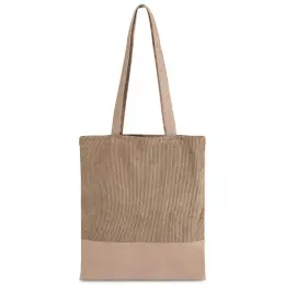 Serendipio Milestone Corduroy & Cotton Shopper Stone