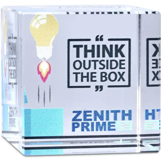 Altitude Crystal Cube Mini Award Branded