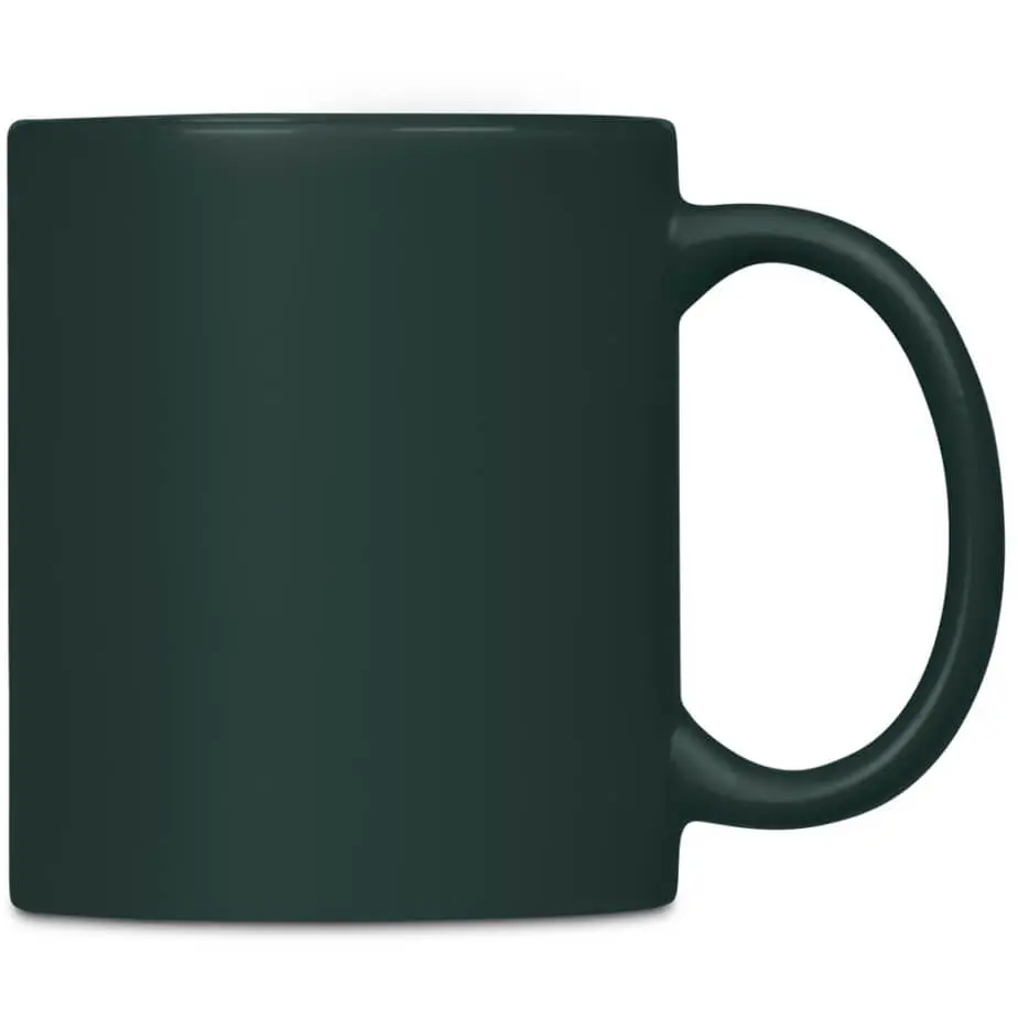 Altitude Moxen Ceramic Coffee Mug Dark Green