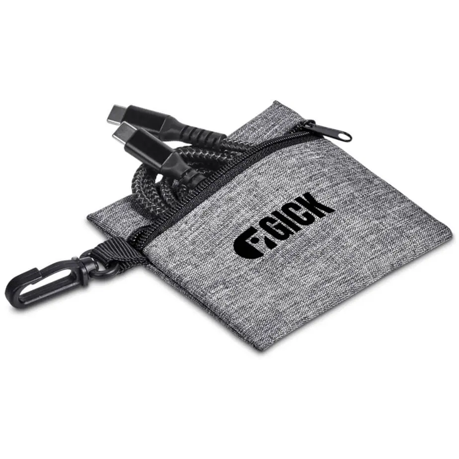 Altitude Nexlo Fast Charge C2C Cable in Pouch Branded Display