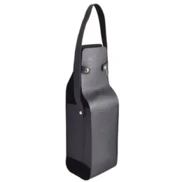 Wine Bottle Carrier Tote Black