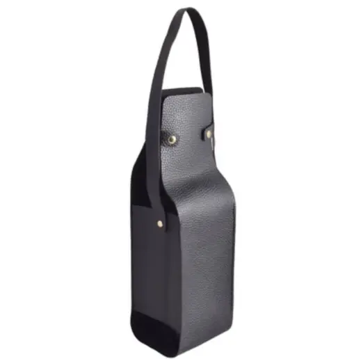 Wine Bottle Carrier Tote Black