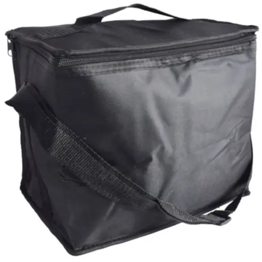 Pack-and-Go 12-Can Cooler Bag Black Display