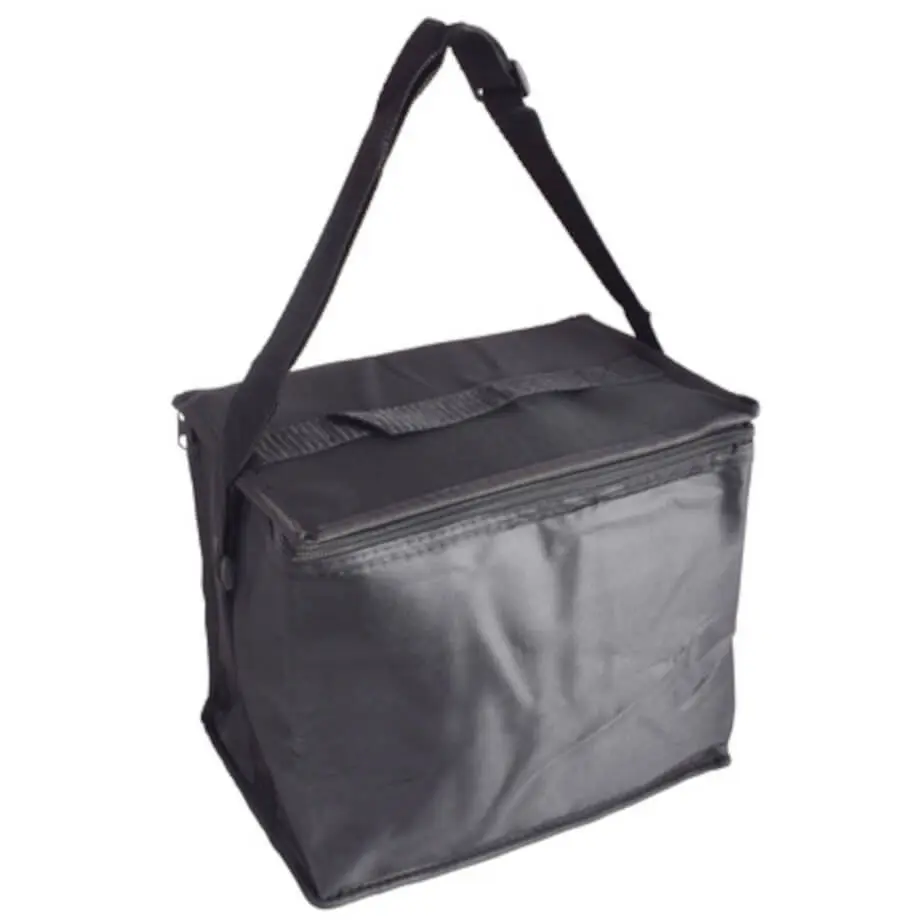 Pack-and-Go 12-Can Cooler Bag Black Strap