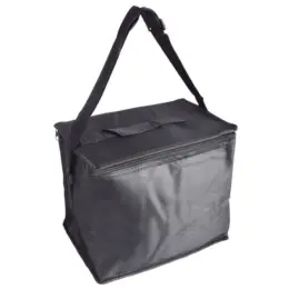 Pack-and-Go 12-Can Cooler Bag Black Strap