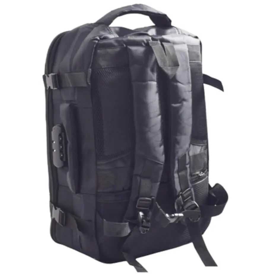 Transit Travel Backpack Black Straps