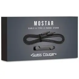 Swiss Cougar Mostar Fast Charge Cable & Type-C Phone Stand Gift Box