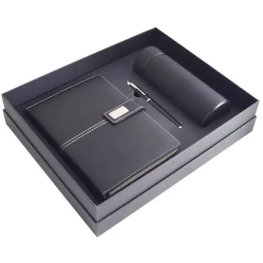 Executive Notebook, Flask & Pen Set Display