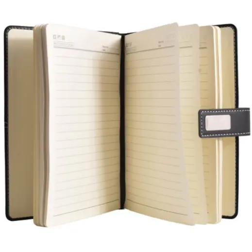 Executive Notebook, Flask & Pen Set Notebook Open