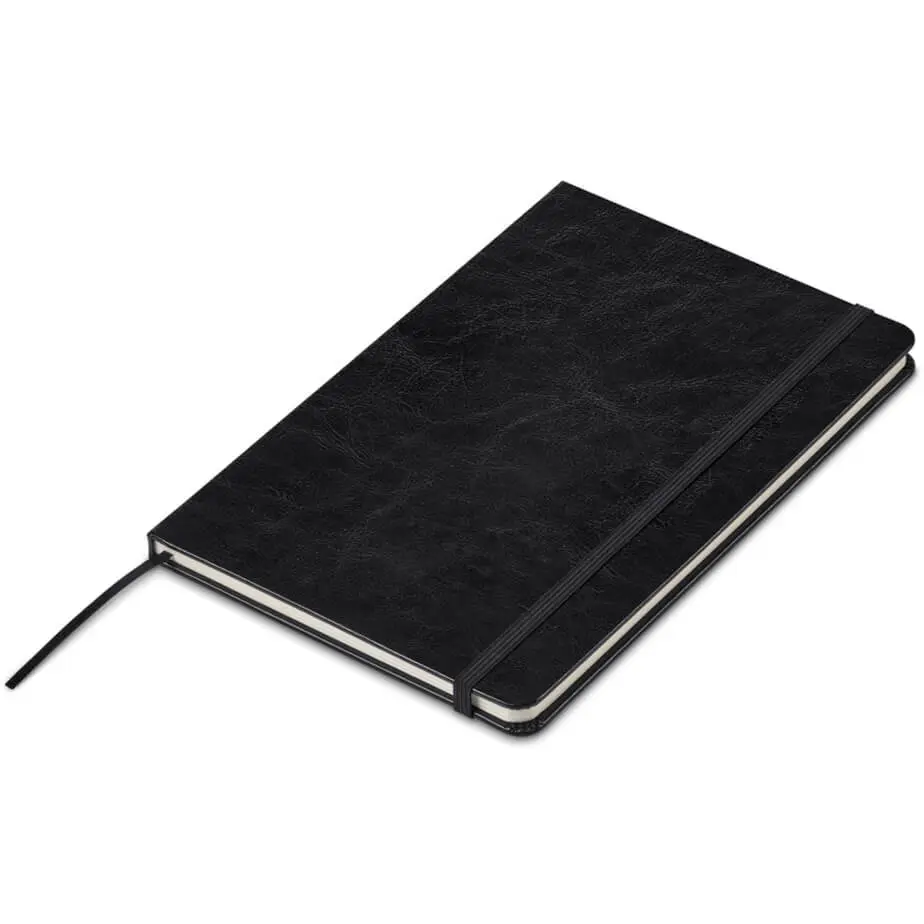Altitude Remata A5 Hard Cover Notebook Black Closed