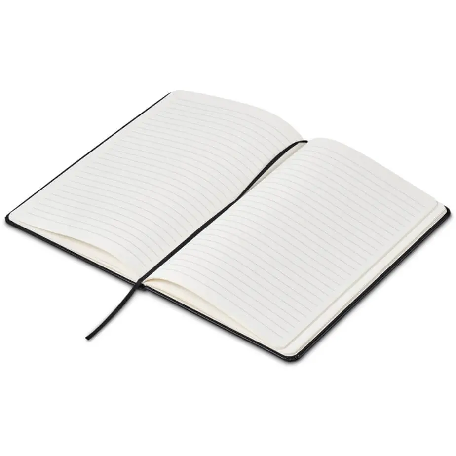 Altitude Remata A5 Hard Cover Notebook Black Open