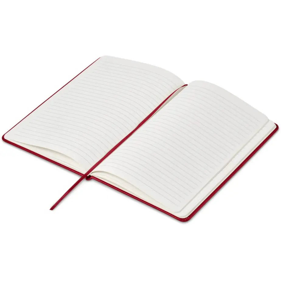 Altitude Remata A5 Hard Cover Notebook Red Open
