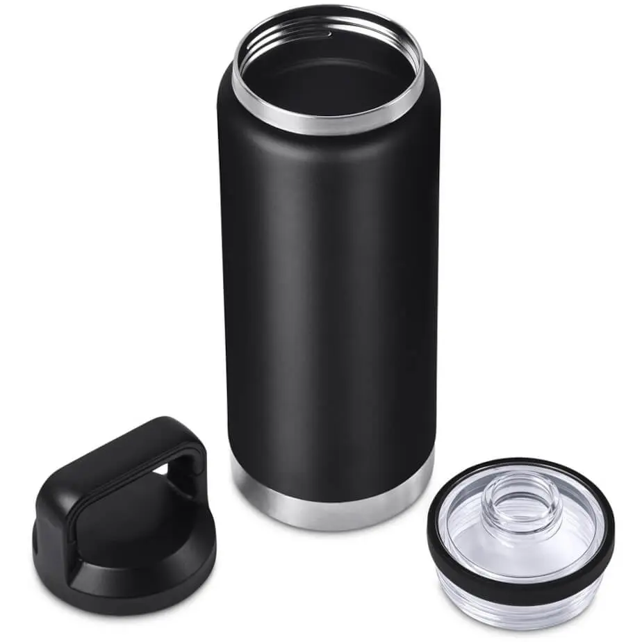 Urban Terrain Namaqua Stainless Steel Vacuum Water Bottle Black Open Display