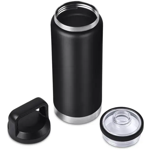 Urban Terrain Namaqua Stainless Steel Vacuum Water Bottle Black Open Display