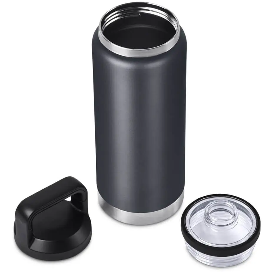 Urban Terrain Namaqua Stainless Steel Vacuum Water Bottle Dark Grey Open Display
