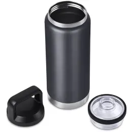 Urban Terrain Namaqua Stainless Steel Vacuum Water Bottle Dark Grey Open Display