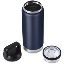 Urban Terrain Namaqua Stainless Steel Vacuum Water Bottle Navy Open Display
