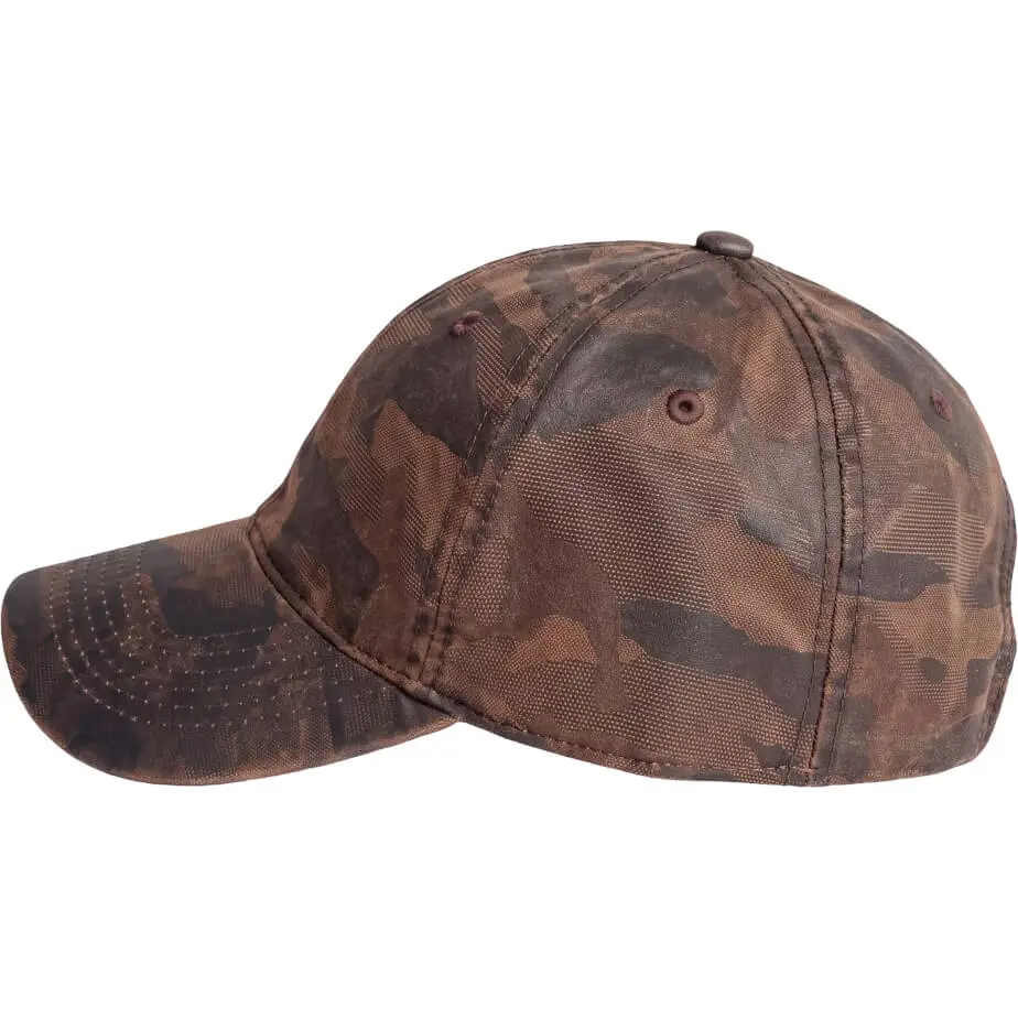 FWRD Oilskin Camo Cap Choc Side
