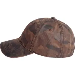 FWRD Oilskin Camo Cap Choc Side