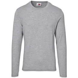 Mens Long Sleeve Arizona T-Shirt Grey