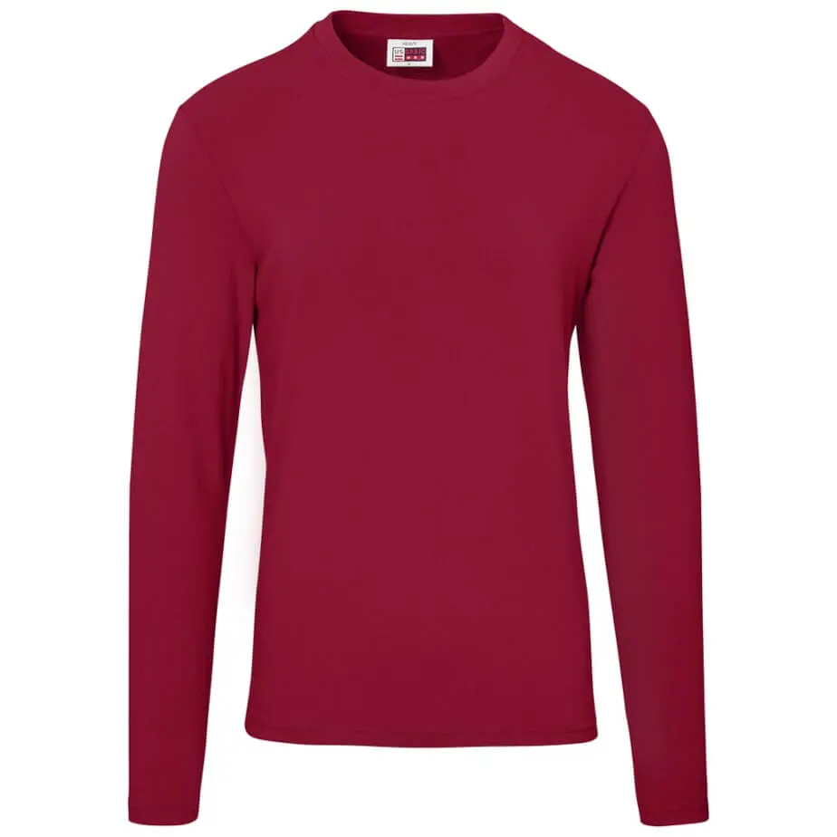 Mens Long Sleeve Arizona T-Shirt Red