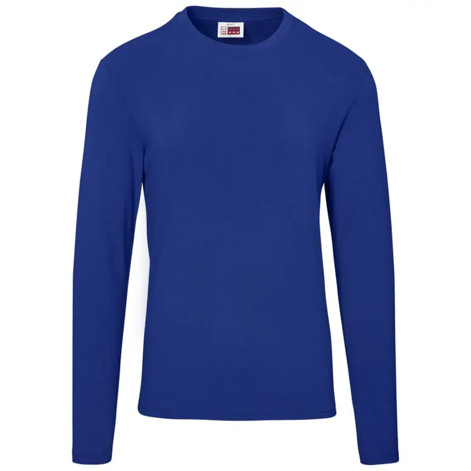 Mens Long Sleeve Arizona T-Shirt Royal Blue