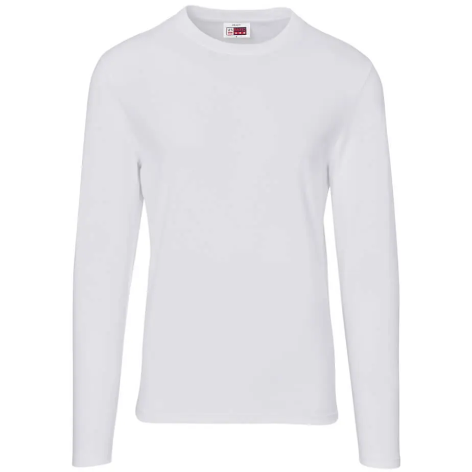 Mens Long Sleeve Arizona T-Shirt White